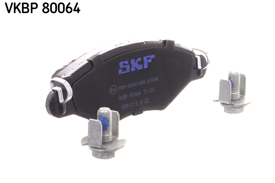 Комплект тормозных колодок, дисковый тормоз - VKBP 80064 SKF